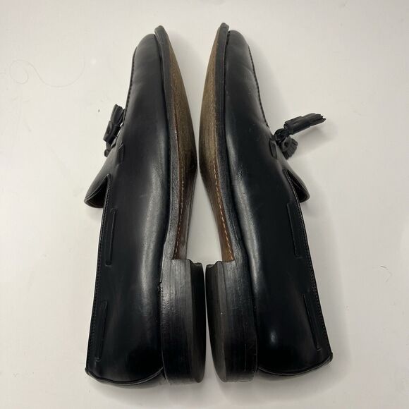 Allen Edmonds Shoes Men’s 12 C Black Grayson Tassel Loafers Leather Dress USA main image 15